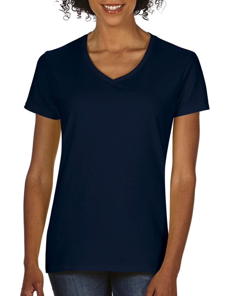 Premium Cotton Ladies V-Neck T-Shirt