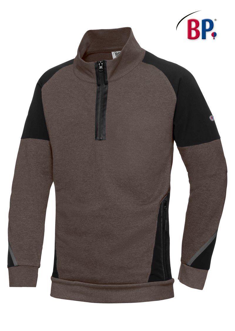 Sweater BP 1828 half zip Pro-wear