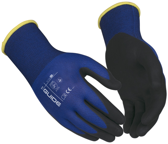 GUIDE 578 NITRIL ESD BLAUW