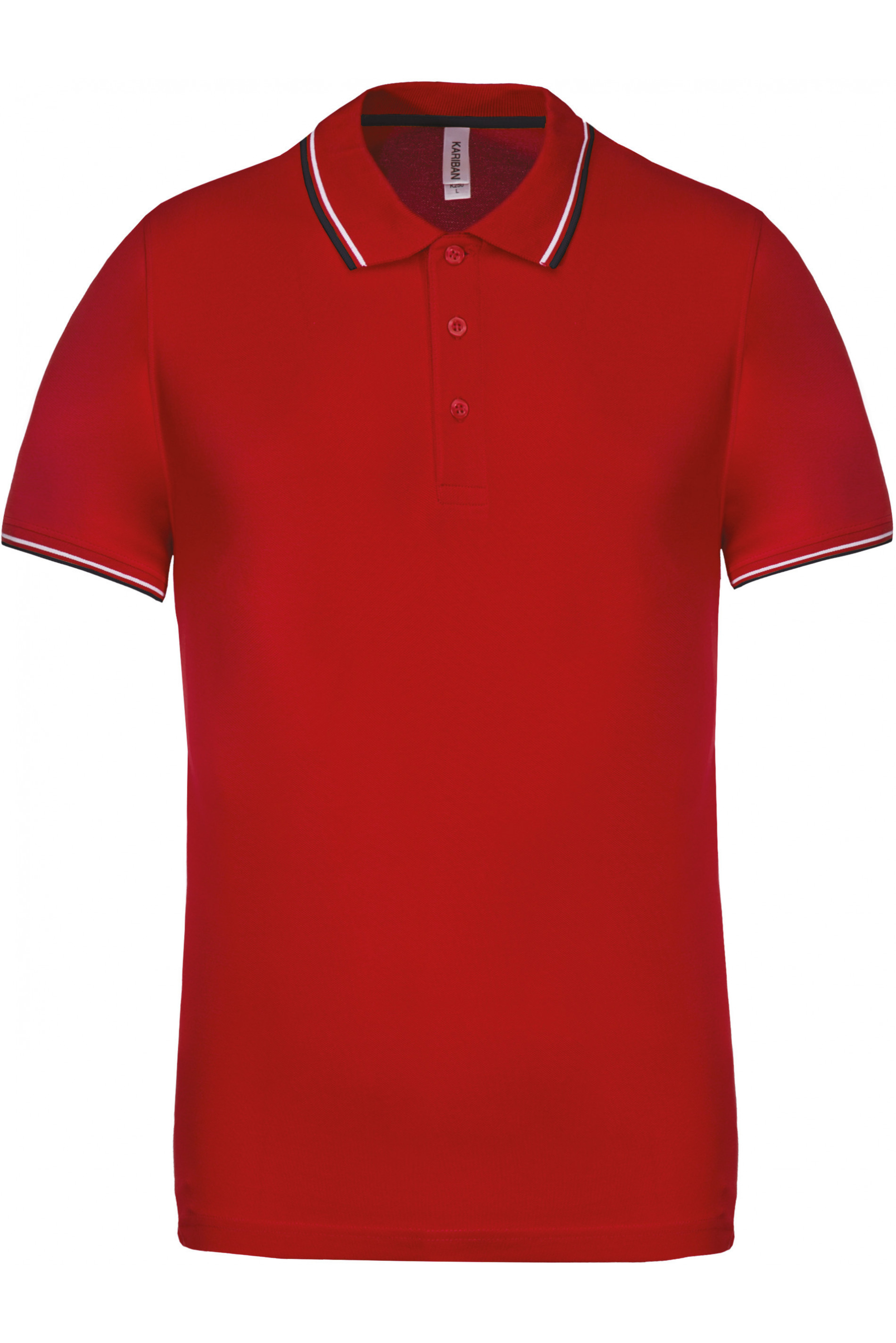 Short-sleeved polo shirt K250 contrast