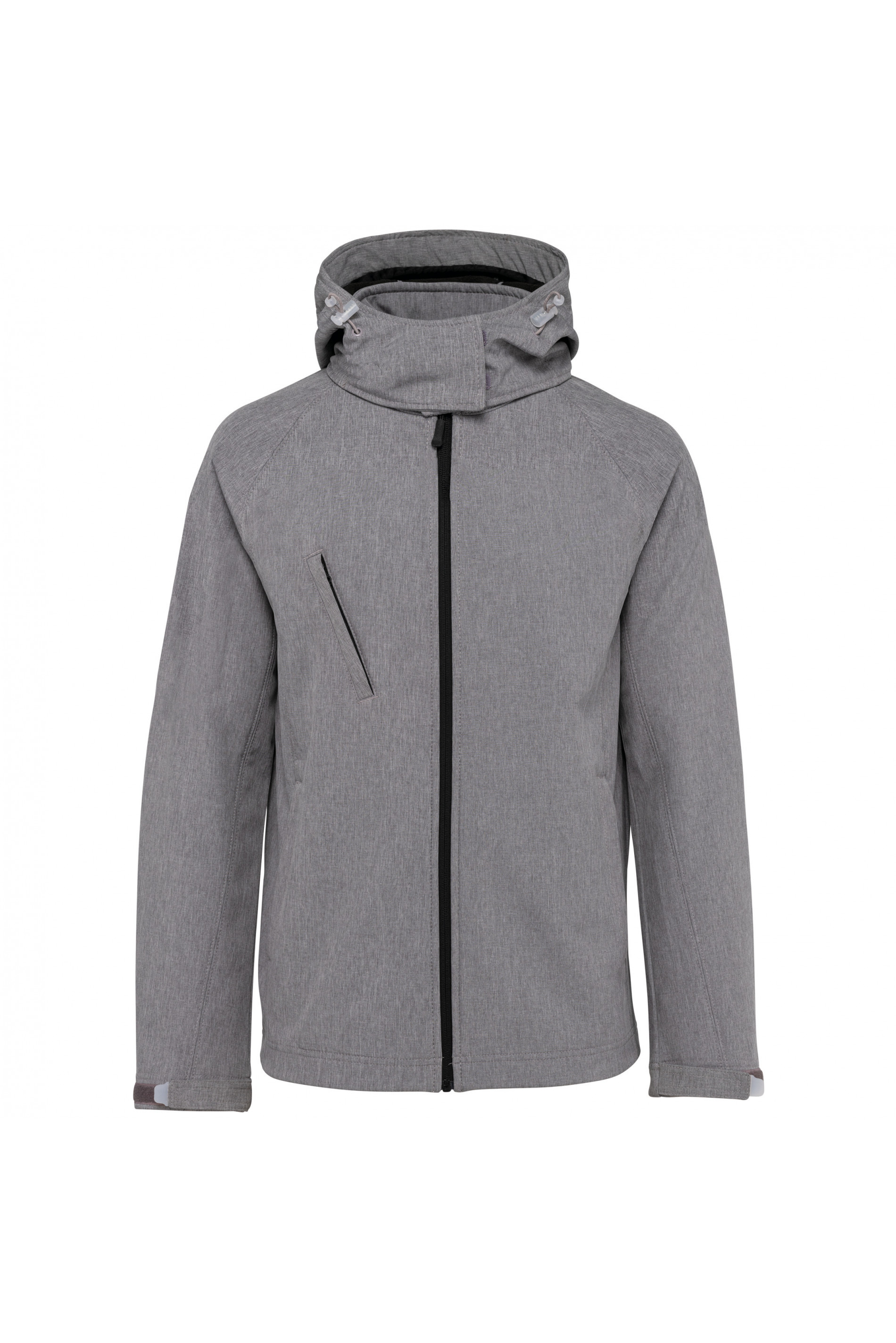 Detachable hooded softshell jacket