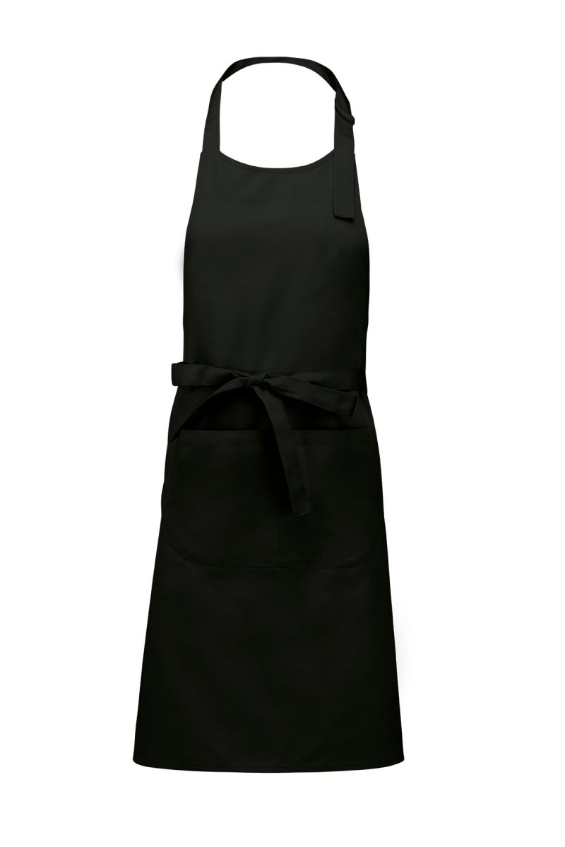 Polyester cotton apron with pocket