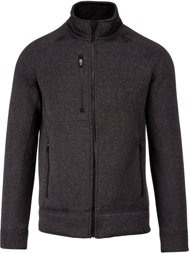Full zip heather jacket K9106