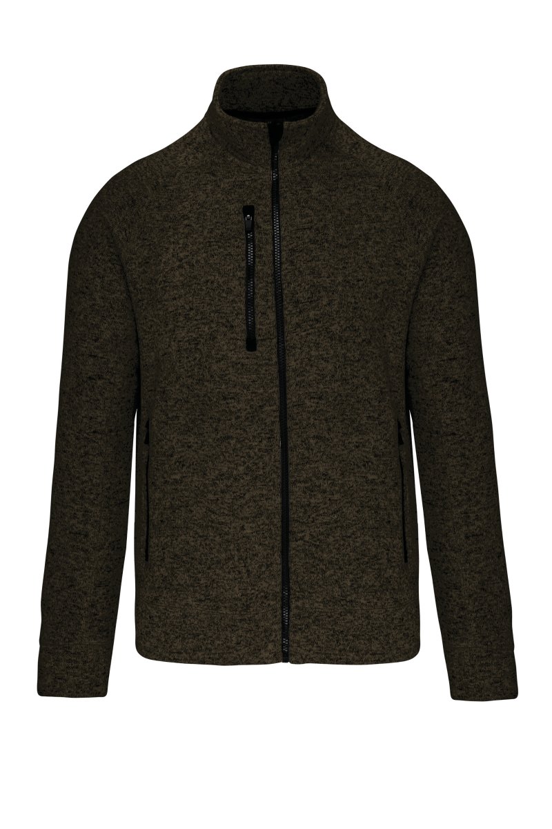 Full zip heather jacket K9106
