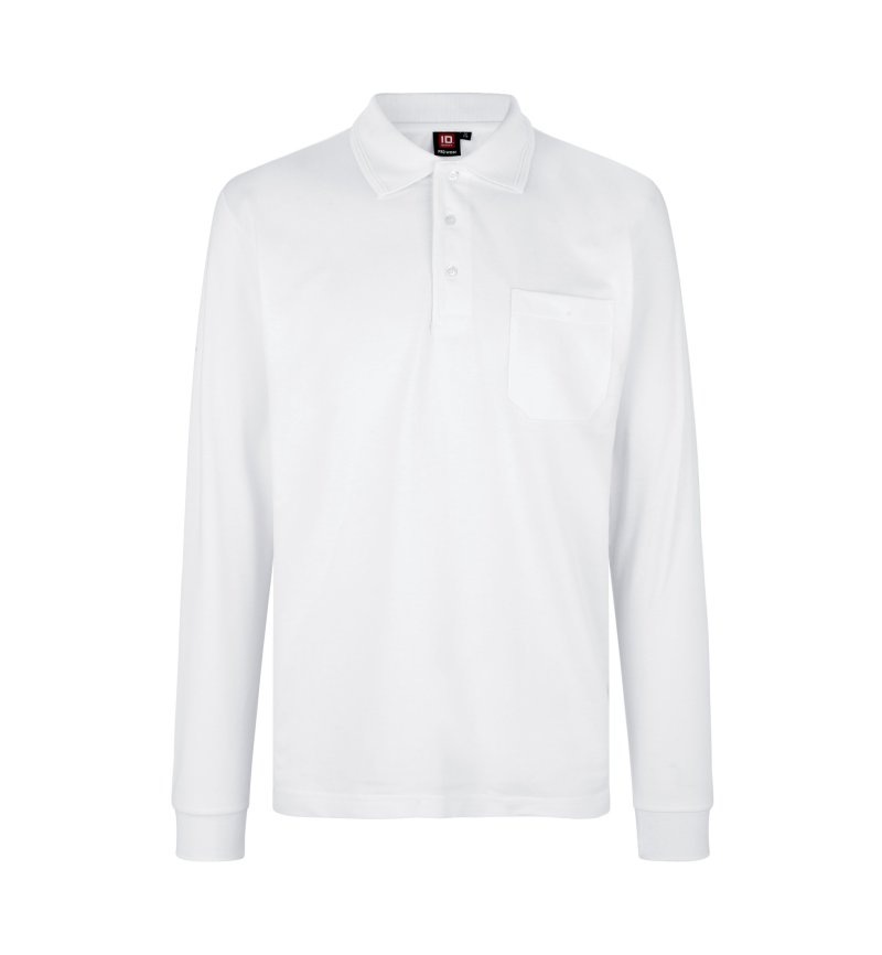 PRO Wear polo shirt | long-sleeve Kleuren white