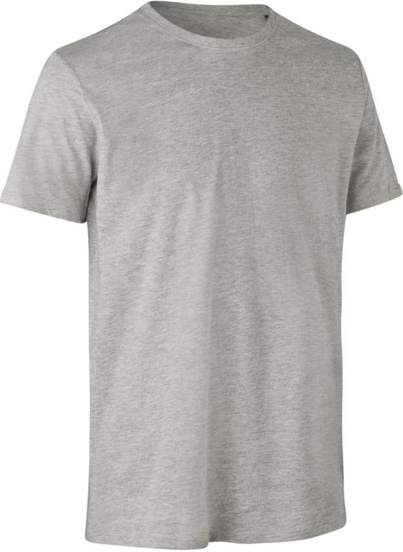 T-shirt | organic Kleuren light grey melange