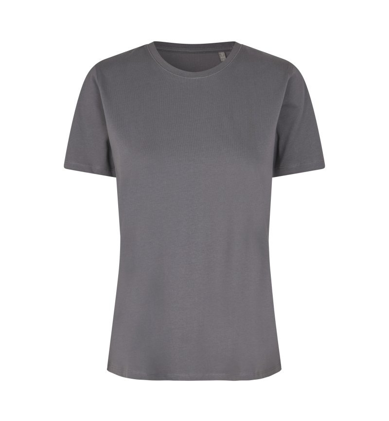 T-shirt | organic | women Kleuren silver grey