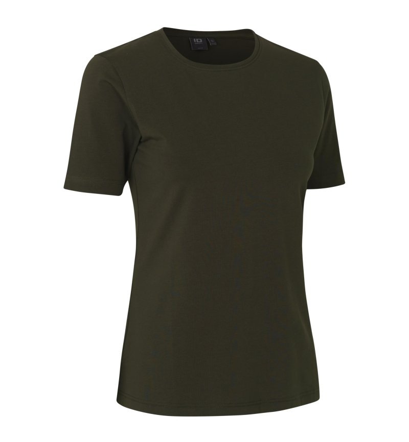 Stretch T-shirt | comfort | women Kleuren olive
