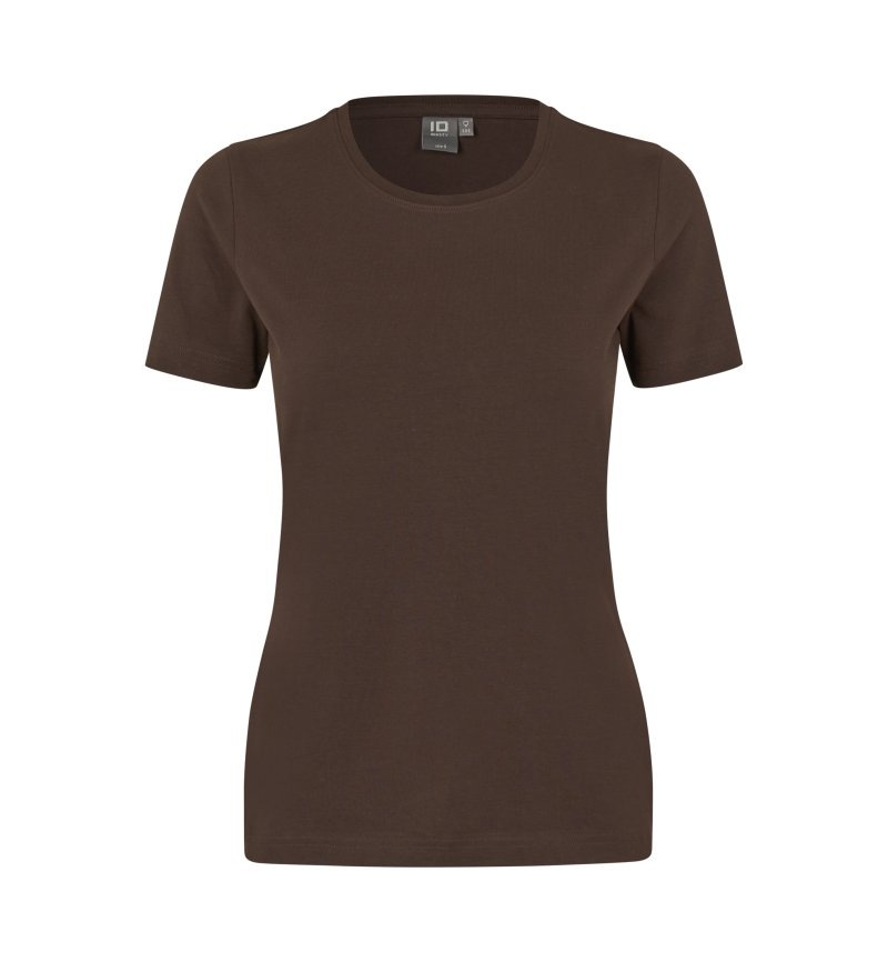 Stretch T-shirt | comfort | women Kleuren mocca