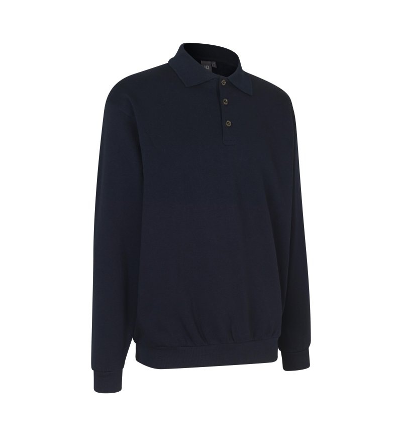 Polo sweatshirt | classic Kleuren navy