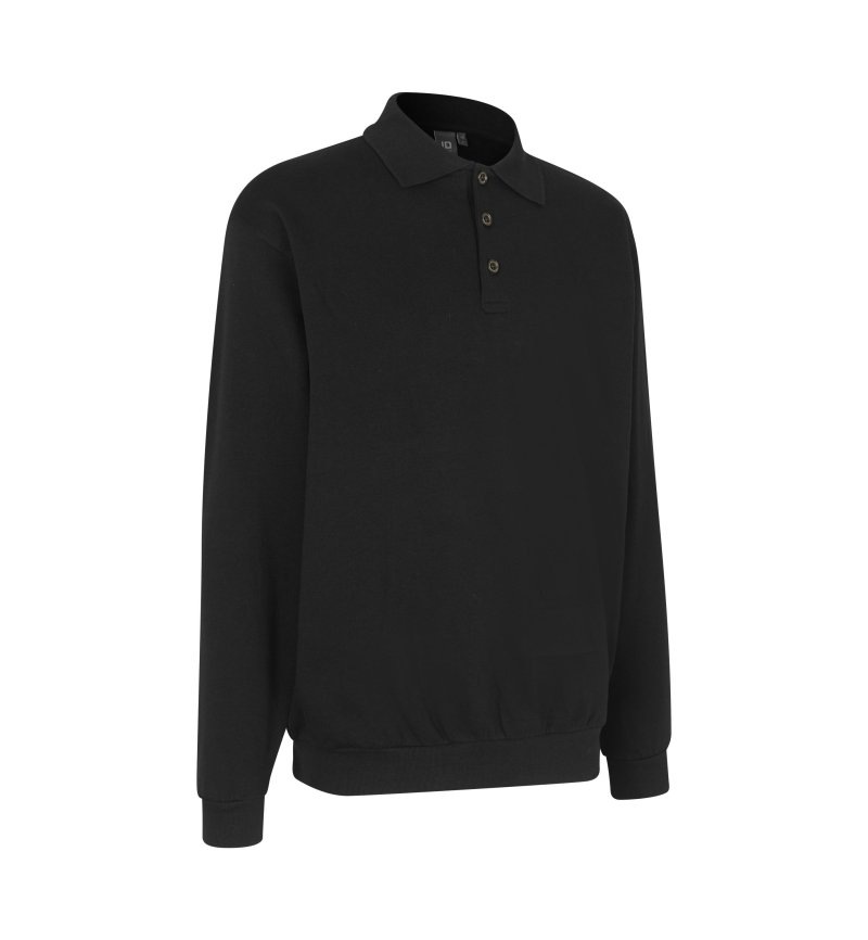 Polo sweatshirt | classic Kleuren black