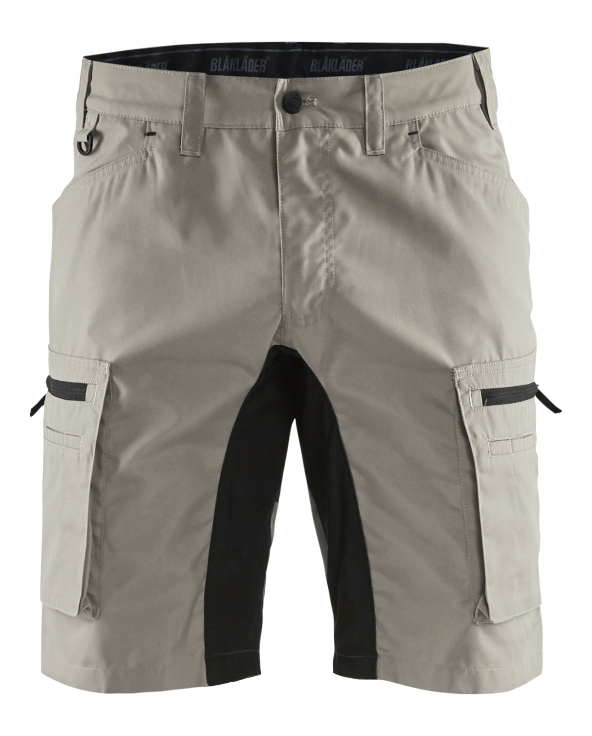 Service short stretch Kleuren medium grijs/zwart