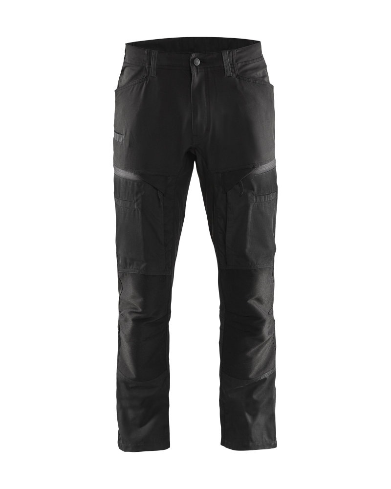 Service werkbroek met stretch Kleuren zwart/donkergrijs