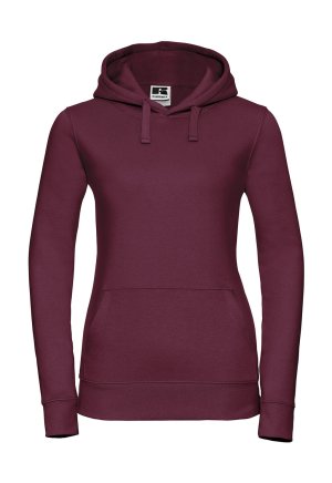 Ladies' Authentic Hooded Sweat Kleur BURGUNDY