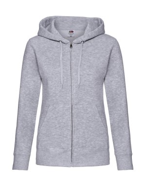Lady-Fit Hooded Sweat Jacket Kleur HEATHER GREY