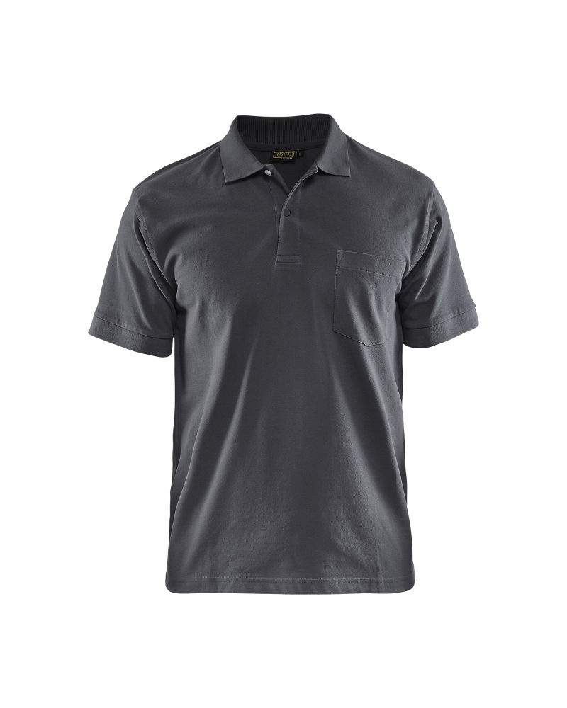 Piqué Polo Kleuren donkergrijs