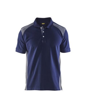 Poloshirt Blaklader 3324 Kleur MARINEBLAUW/GRIJS