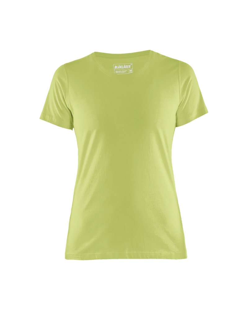 Dames T-shirt Kleuren limoengroen
