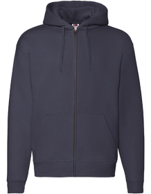 Premium Hooded Sweat-Jacket Kleur_W Deep Navy