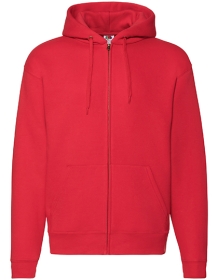 Premium Hooded Sweat-Jacket Kleur_W Red