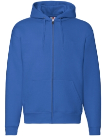 Premium Hooded Sweat-Jacket Kleur_W Royal Blue
