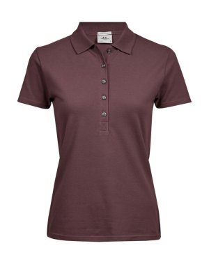 Ladies Luxury Stretch Polo Kleur GRAPE