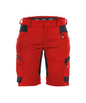 Axis Werkshort voor dames  met stretch Kleur ROOD/ZWART