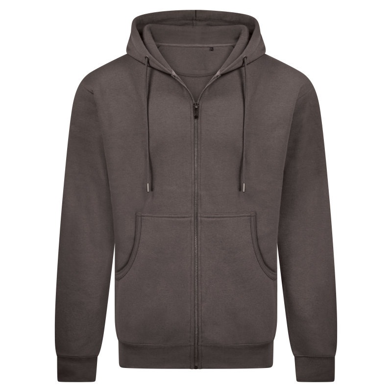 Hooded jacket sweater Justin 70/30  Kleuren grey