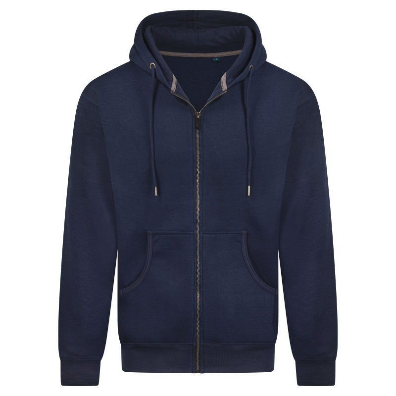Hooded jacket sweater Justin 70/30  Kleuren navy