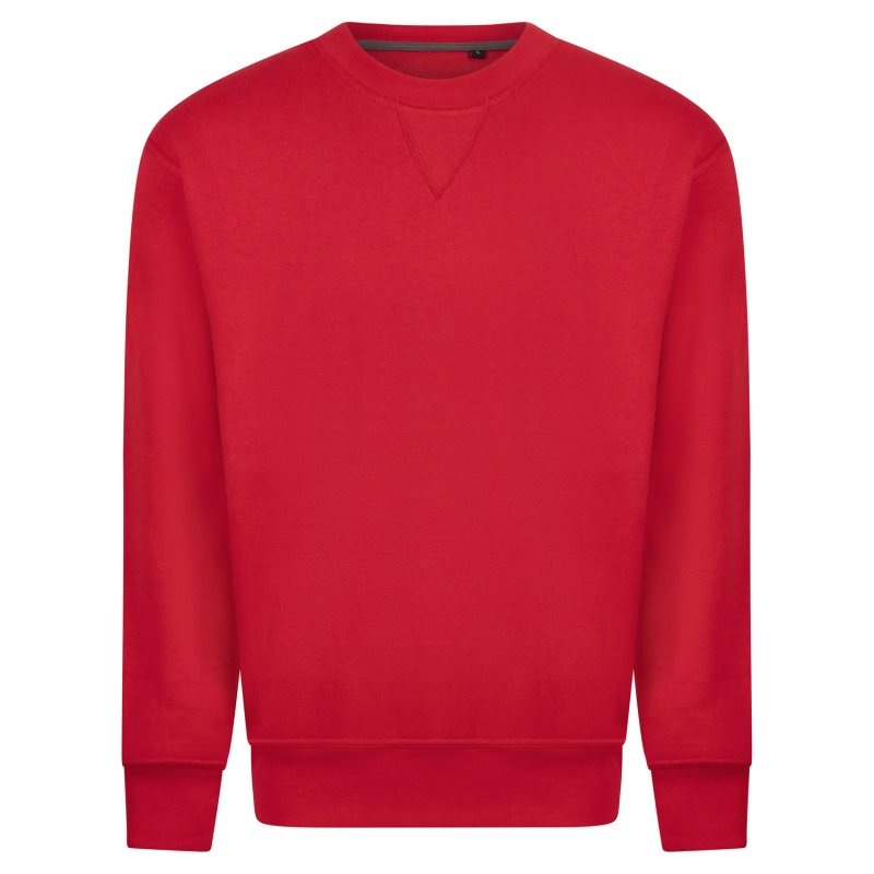 Sweater ronde hals NICK 70/30 60° wasbaar Kleuren red