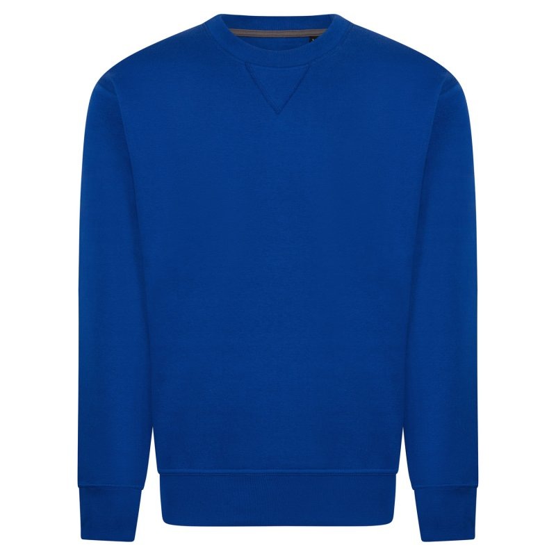 Sweater ronde hals NICK 70/30 60° wasbaar Kleuren royal blue