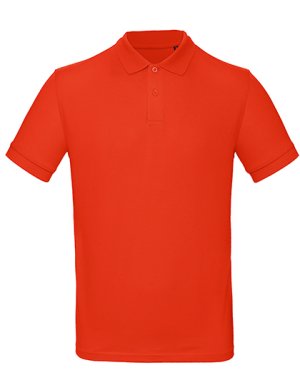 Inspire Polo / Men Kleur_W Fire Red