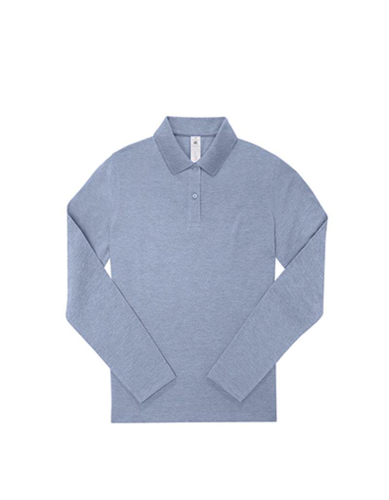 My Polo 210 Long Sleeve /Women Kleur HEATHER BLUE