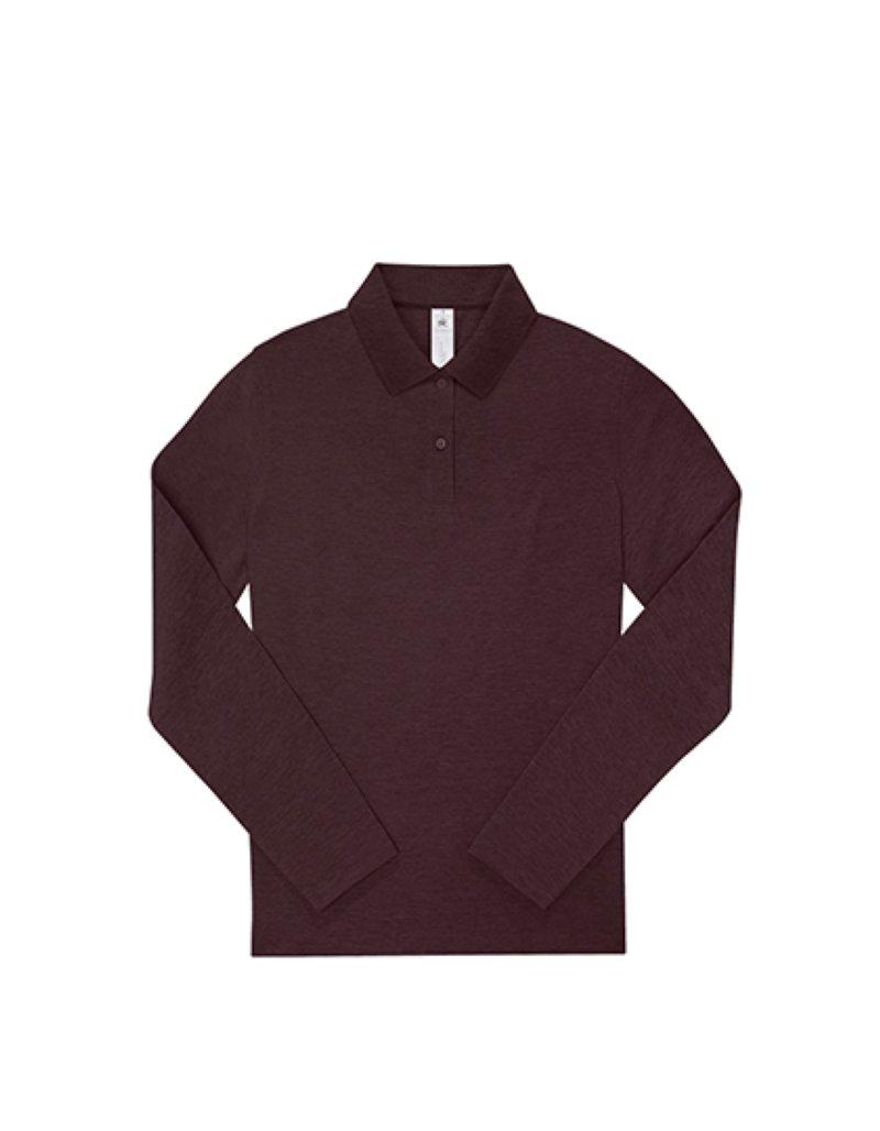 My Polo 210 Long Sleeve /Women Kleur HEATHER BURGUNDY