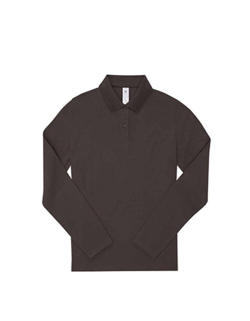 My Polo 210 Long Sleeve /Women Kleur ROASTED COFFEE
