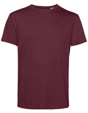 #Organic E150 T-Shirt Kleur_W Burgundy