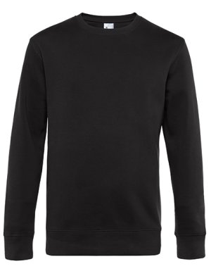 KING Crew Neck Sweater 280 gr 80/20 Kleur_W Black Pure