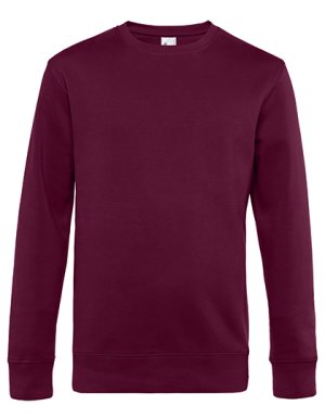KING Crew Neck Sweater 280 gr 80/20 Kleur_W Dark Cherry