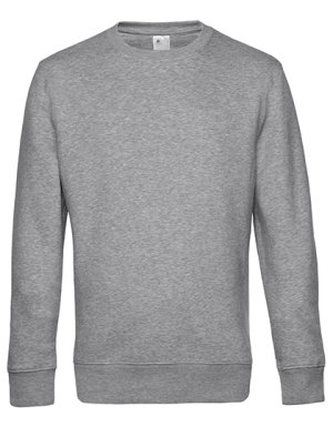 KING Crew Neck Sweater 280 gr 80/20 Kleur_W Heather Grey