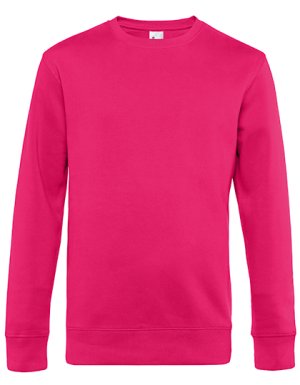 KING Crew Neck Sweater 280 gr 80/20 Kleur_W Magenta Pink
