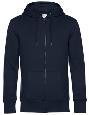 KING sweater Zipped Hoody Jacket Kleur_W Navy Blue