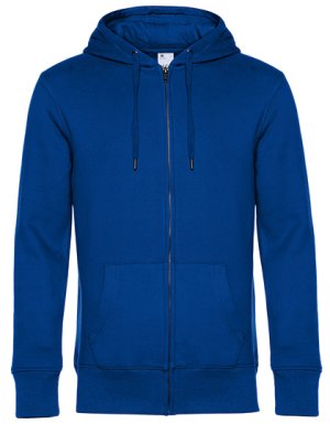 KING sweater Zipped Hoody Jacket Kleur_W Royal