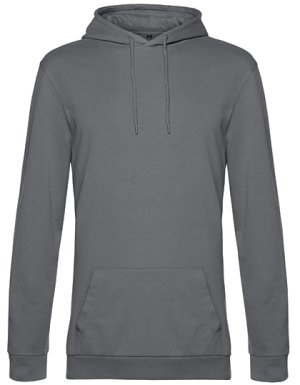 #Hoody french terry 280 gr 80/20 Kleur_W Elephant Grey