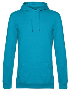#Hoody french terry 280 gr 80/20 Kleur_W Hawaiian Blue