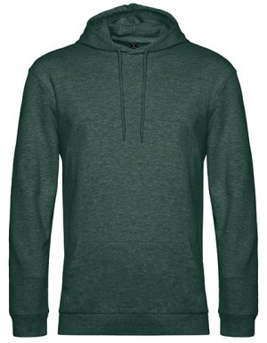 #Hoody french terry 280 gr 80/20 Kleur_W Heather Dark Green