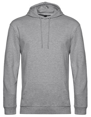 #Hoody french terry 280 gr 80/20 Kleur_W Heather Grey