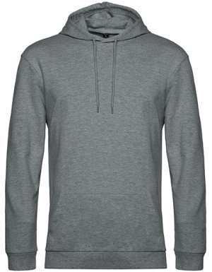 #Hoody french terry 280 gr 80/20 Kleur_W Heather Mid Grey