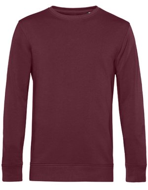 Organic Crew Neck Sweat Kleur_W Burgundy