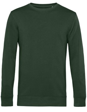 Organic Crew Neck Sweat Kleur_W Forest Green