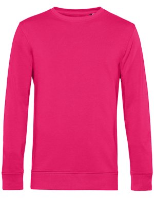 Organic Crew Neck Sweat Kleur_W Magenta Pink